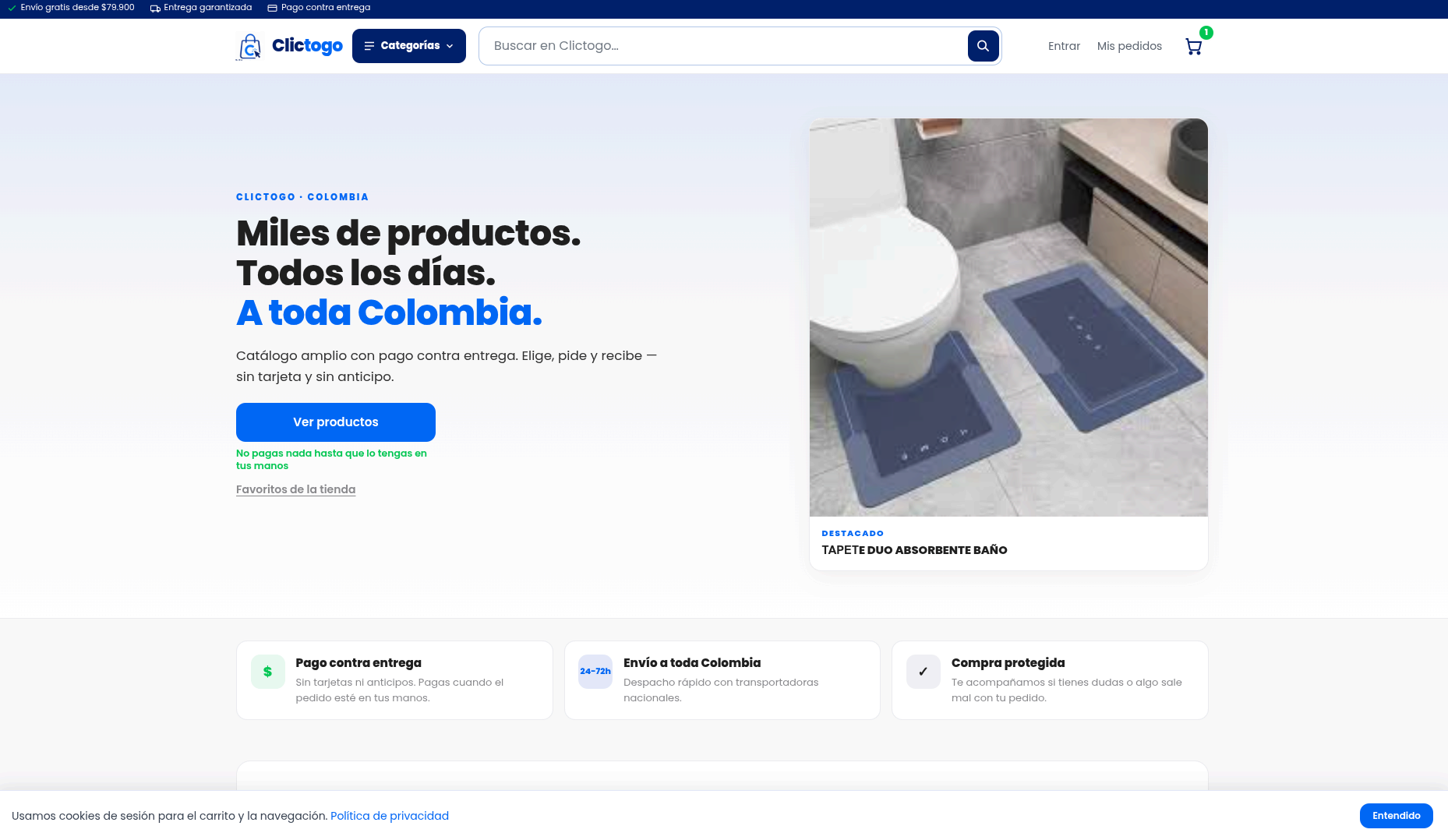 Clictogo - Tienda en línea
